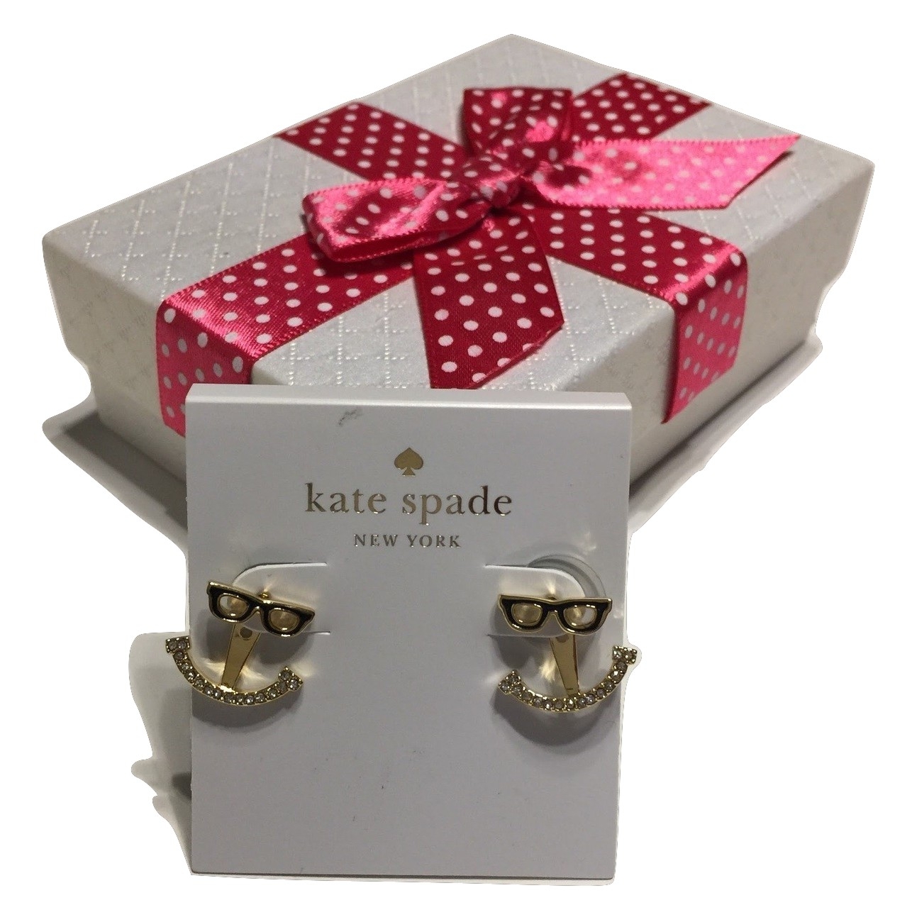 Kate Spade New York Stud Earrings with Bagity Gift Box (Sunglass Anchor)