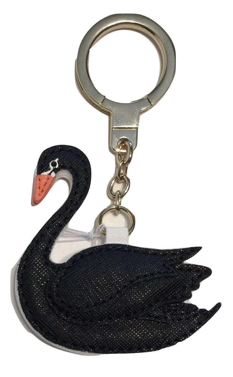 Kate Spade New York Swan Around Key Fob Keychain