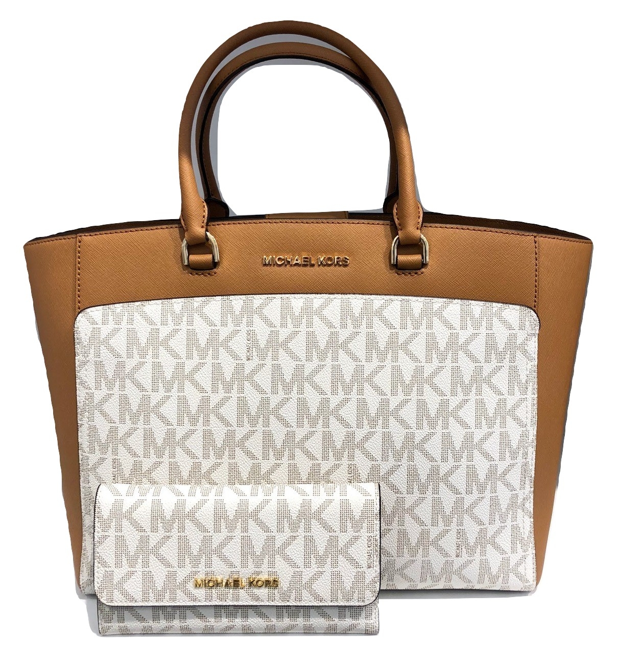 michael kors emmy large double handle tote