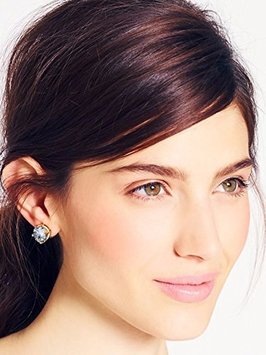 Kate Spade New York Cueva Rosa Crystal Large Round Stud Earrings